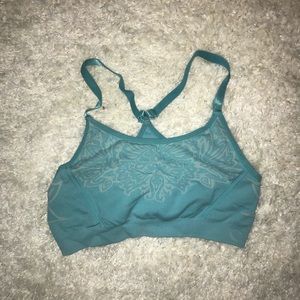 Turquoise sports bra